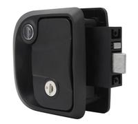 Fabater Pestillo Mecánico para Puerta de RV, IP67, Impermeable, a Prueba de óxido y Polvo, Cerradura de Puerta de Entrada para RV, Pestillo de de Remolque con Llaves únicas y Tornillos de Diferentes