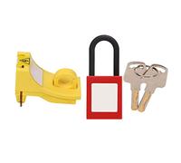 Fabater PIn Conjunto de Bloqueo de Disyuntor en Miniatura Fijo Dispositivo de Bloqueo de Seguridad de Nailon Reforzado para Disyuntores de Caja Moldeada Pequeños y Medianos Mini de Seguridad de