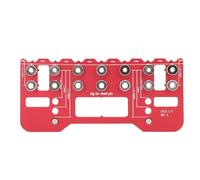 Fabater Pin de Estante Ajustable Jig Jig Plantilla de Perforación Manual de Herramienta Prevención de Desgaste para la Manija de la Puerta del Vestuario Aleación de Aluminio