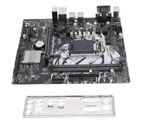 Fabater Placa Base H410 Micro ATX, Placa Base de Computadora M.2 Compatible con LGA 1200 DDR4 2933 2666 2400 2133 MHz, Doble Canal con Puertos Serial ATA 3.0 RJ45 VGA