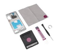 Fabater Placa de Bisel de Marco Medio de Metal Premium para Teléfonos S21 Plus. Ámbito de aplicación: Profesionales de Mantenimiento. (Silver)