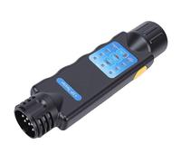 Fabater Probador de Conector de Remolque Herramienta Confiable de Enchufe de 13 Pines para Pruebas de Luz de Remolque para Propietarios de Vehículos Recreativos ABS/latón