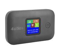 Fabater Punto de Acceso Móvil 4G LTE, Batería de 3000 MAh Compatible con Punto de Acceso WiFi Portátil para 10 Usuarios, Enrutador de Viaje con Ranura para Tarjeta SIM para Viajes, Negocios, Oficina