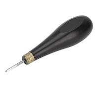 Fabater Punzón de Rombo Profesional, Herramienta de Costura de Cuero de 5 Mm/6 Mm, Punzón de Diamante de Sándalo con de Caoba para Manualidades Manuales, Cono de Acero Duradero, de Costura de Cuero de