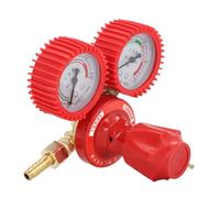 Fabater Reductor de Presión de Acetileno, Puerto de Entrada de 8 Mm, Medidor de Gas de Soldadura de Doble Pantalla a Prueba de Golpes, Regulador de Flujo de Aire de Latón para Reducción de Presión,