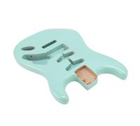 Fabater Reemplazo del Cuerpo de la Guitarra Ste Hecho de Madera de álamo Sólido, Acabado Verde Claro con Configuración de Camioneta SSH para un Rendimiento Mejorado