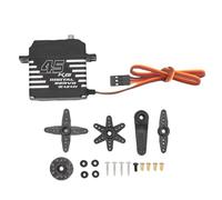 Fabater Servo Digital, RC Servo Piezas RC de Alto par para 1/8 1/10 /12 Escala Coche Oruga Camión Barco Robot, Cubierta de Marco de Aleación de Aluminio Giratorio de 180 Grados (45kg)