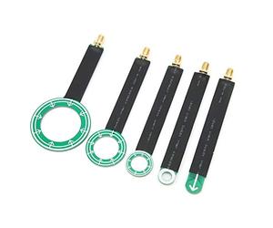 Fabater Sonda de Antena de Campo Magnético de Campo Cercano PCB de 5 Piezas, Juego de Herramientas de Componentes Electrónicos emi para Detección de Fuente de Interferencia, Interfaz SMA, Placa de