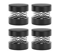 Fabater Soporte de Aislamiento de Púas para Altavoces con Resorte de Aluminio, 4 Piezas de Absorción de Impactos, Soporte de Carga de 9 Kg, para Patas con Resorte para Altavoz, para Pies con Púas para