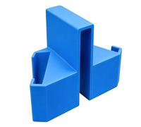 Fabater Soporte de Cámara para Red de Tenis, Soporte para Teléfono con Doble Perspectiva para Grabación de Partidos, Montura para Pista Impresa en 3D for Análisis de Entrenamiento (Blue)