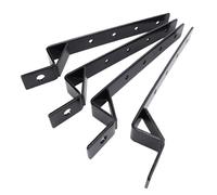 Fabater Soporte de Montaje para Alforjas de Motocicleta de Alta Resistencia, Universal, Ajustable para Cruiser, Soporte para Alforjas Duras, Portaequipajes de Acero Al Carbono