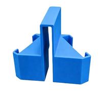 Fabater Soporte para Cámara de Red de Tenis, Soporte para Teléfono con Montaje en Red de Dos Perspectivas, para Teléfono Impreso en 3D para Grabación de Partidos (Blue)