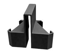 Fabater Soporte para Cámara de Red de Tenis, Soporte para Teléfono con Montaje en Red de Dos Perspectivas, para Teléfono Impreso en 3D para Grabación de Partidos (Black)