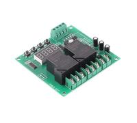 Fabater Tablero de Control de Marcha Atrás de Motor de 12 V 24 V, Módulo de Ciclo de Temporización de Retardo de Dos Relés con 6 Funciones, Temporizador Ajustable de 0,1 S-999 Min, Módulo de relé