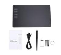 Fabater Tableta de Dibujo Gráfico Profesional 16384 Niveles de Presión 8 Teclas de Acceso Directo para Ilustradores Diseñadores Compatible con Win/Mac/Ideal para Profesores Estudiantes 7.68x4.80in