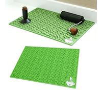 Fabater Tapete para Bar, Tapete para Secar Platos de 17,7" X 11,8" para Encimera, Tapetes Antideslizantes para Servicio de Derrames para Barman, Tapetes para Barra de café