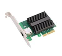 Fabater Tarjeta Adaptadora de Red Ethernet 10G, Expansión de Alta Velocidad para Servidor de Escritorio y NAS con Interfaz PCIex4