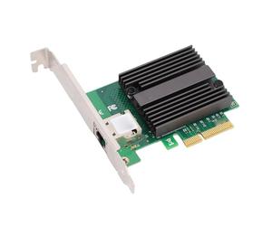 Fabater Tarjeta Adaptadora de Red Ethernet PClex4 con Disipación de Calor Avanzada para Aplicaciones de Escritorio y Servidor Compatible con Velocidades de 10G