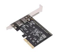 Fabater Tarjeta de Expansión PCIe a Tipo C, Adaptador PCI Express USB C de Puertos Duales Tipo de 10 Gbps, Tarjeta de Expansión de Chip ASM1142 con Plug and Play para Computadora de Escritorio