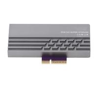 Fabater Tarjeta de Expansión SSD PCIe 5.0 a M.2 Diseño de Refrigeración Avanzado para Todos los SSD NVMe M.2 en Chasis de Escritorio o Servidor