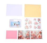 Fabater Tarjeta de Felicitación Grabable por Voz DIY con Función de Mensaje de 4 Minutos para Ocasiones Especiales Tarjeta en Blanco de Diseño Elegante con Pegatinas y Marcadores