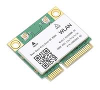 Fabater Tarjeta de Red Inalámbrica de Doble Banda 867Mbps, Mini PCI-E con | Tarjeta Wi-Fi 802.11ac 2.4G/5Ghz para ordenador portátil, compatible con Asus Acer Dell
