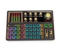 Fabater Tarjeta de Sonido en, Mezclador de Audio Portátil Profesional, Tablero de Sonido para Grabación en, Karaoke, Juegos, PC, Teléfono, Mezclador de Portátil, Cambiador de