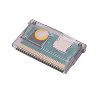 Fabater Tarjeta Tipo Cartucho de Videojuego para Consola de Juegos GBA, Tarjeta Tipo Cartucho Flash Universal, Formato FAT, Capacidad Máxima de 2GB (Negro Transparente)