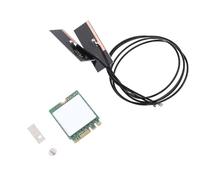 Fabater Tarjeta WiFi, Adaptador de Red Inalámbrica AC 1200Mbps de Alta Velocidad de Banda Dual 2.4GHz 5GHz, Tarjeta de Interfaz M.2 con Bluetooth 4. para Computadoras Portátiles y PC con 10 8 7