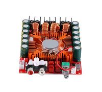 Fabater TDA7498E 160W+160W Placa Amplificadora de Audio Estéreo de Doble Canal de Alta Potencia, Fuente de Alimentación DC 15-36V Módulo Amplificador Digital con Ventilador de Refrigeración y