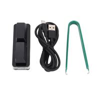 Fabater Teclados de Juegos OSU Hot Swap, Mini Teclado Programable con Cable USB RGB de 2 Teclas, Teclado OSU Hotswap Teclado Mecánico para Juegos con una Mano (Black)