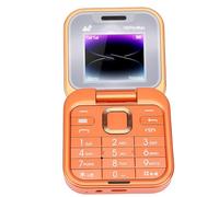 Fabater Teléfono con Tapa 4G LTE, Teléfono para Personas Mayores Desbloqueado con Doble SIM y Doble Modo de Espera, Teléfonos Móviles Básicos Compatibles con Bluetooth, MP3, FM (Orange)