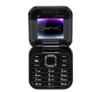 Fabater Teléfono con Tapa 4G LTE, Teléfono para Personas Mayores Desbloqueado con Doble SIM y Doble Modo de Espera, Teléfonos Móviles Básicos Compatibles con Bluetooth, MP3, FM (Black)