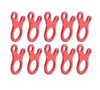 Fabater Tensores de Cuerda de 3 Agujeros para Acampar, Ajustadores de | Tensor de cuerda para acampar de aleación de aluminio, ajustadores de línea antideslizantes para senderismo, mochilero,