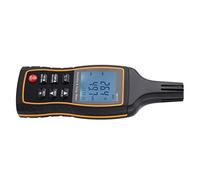 Fabater Termómetro Digital Higrómetro, Monitor de Humedad y Temperatura LCD Portátil con Frecuencia de Muestreo de 0,5 S Pantalla Retroiluminada Grande Almacenamiento de Datos para 100 Lecturas Alarma