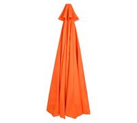 Fabater Toldo de Repuesto para Sombrilla de Exterior, Cubierta de Poliéster Resistente Al Agua para Sombrilla de Patio para 6 Varillas, 9,8 Pies, Color Canela, 118 Pulgadas (#4)