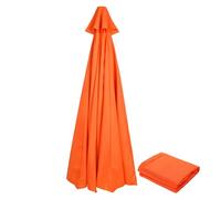 Fabater Toldo de Repuesto para Sombrilla de Exterior, Cubierta de Poliéster Resistente Al Agua para Sombrilla de Patio para 6 Varillas, 9,8 Pies, Color Canela, 118 Pulgadas (#3)