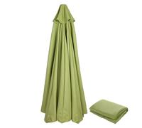 Fabater Toldo de Repuesto para Sombrilla de Exterior, Cubierta de Poliéster Resistente Al Agua para Sombrilla de Patio para 6 Varillas, 9,8 Pies, Color Canela, 118 Pulgadas (#5)