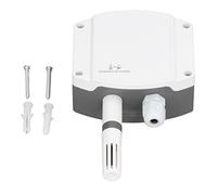 Fabater Transmisor de Temperatura y Humedad Sensor de Medidor Montado en la Pared de Salida Analógica de Alta Precisión 0~10 V, IP65 a Prueba de Polvo para Monitoreo de HVAC de Invernadero
