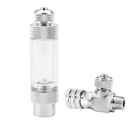 Fabater Válvula de Aguja Reguladora de CO2 de Acero Inoxidable con Contador de Burbujas para de Acuario: a Prueba de Fugas, Micromedición, Resistente a la Corrosión, Accesorio para Acuario (#3)