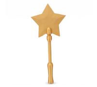 Fabater Varita de Tarjeta de Crédito Impresa en 3D, Varita Estrella con Ranura Oculta, Mágica de Hadas Estrella para Pago sin Contacto, Tarjeta de Débito, de Regalo (Gold)