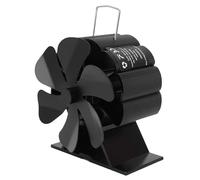Fabater Ventilador de Estufa de Aleación de Aluminio, Ventilador Térmico de Conversión de Calor para Estufa de Gas de Pellets, Chimenea, 480,00g