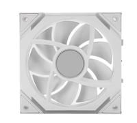 Fabater Ventilador de PC de 120 Mm de Alto Flujo de Aire con Iluminación LED para una Refrigeración óptima de la CPU en Sistemas de Juegos, Velocidad Ajustable, Material ABS, 1 Unidad (Ventilador de