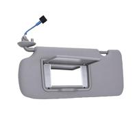 Fabater Visera Solar, Visera Solar para Automóvil Flocada de ABS Gris de Ajuste Directo con Luz de Tocador, Izquierda para CR V 2017 2019 Bloqueador Efectivo y Reducción de Deslumbramiento