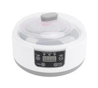 Fabater Yogurtera, Máquina Eléctrica para Hacer Yogur con Control de Tiempo, Olla Interior de Acero Inoxidable, Incubadora Automática de Yogur Casero con Tarros, Máquina para Hacer (Enchufe de la UE