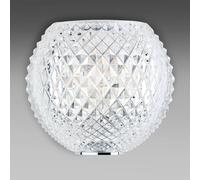 Fabbian Diamond and Swirl - aplique de cristal True