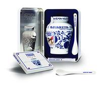 FABBRI 1905 - Caja de regalo de cerezas Amarena | Caja de regalo con cerezas Amarena en jarrón original Fabbri, libro de recetas y cuchara de porcelana | Ideal para helados, yogur, postres y cócteles.