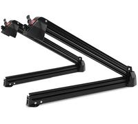 Fabbri Portaesquís para barras de techo de coche ALUSKI 4 Negro