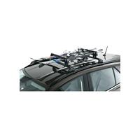 Fabbri Portaesquís para barras de techo de coche ALUSKI 4 Negro