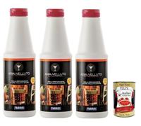 Fabbri Aria e Velluto, sin gluten, preparado en forma líquida para la fabricación de velvets y aire 3 x 800 g + polpa italiana gourmet 400 g